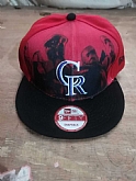 Colorado Rockies Team Logo Adjustable Hat GS (2)